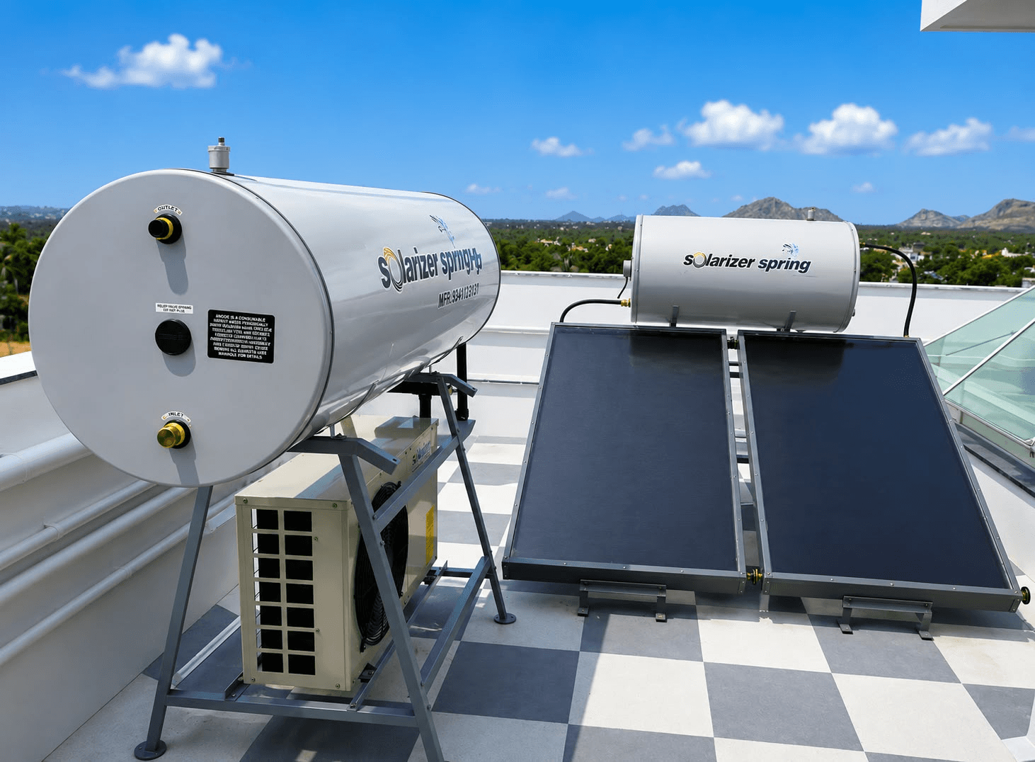 Solar With Air Source Heat Pump